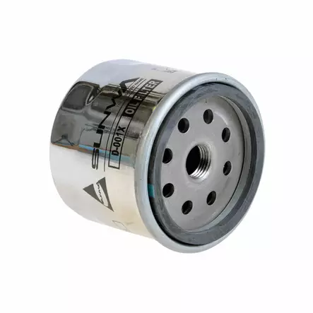 Öljynsuodatin SUNWA D-005X: Harley-Davidson kromi - Moottoripyörän öljynsuodattimet - 204-HF171C-D-005X - 1