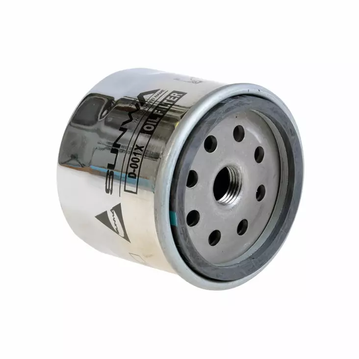 Öljynsuodatin SUNWA D-005X: Harley-Davidson kromi - Moottoripyörän öljynsuodattimet - 204-HF171C-D-005X - 1