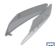 Shark Evoline 3 leukaosan sivupaneelit pari - Kypärien varaosat - FX919x - 1