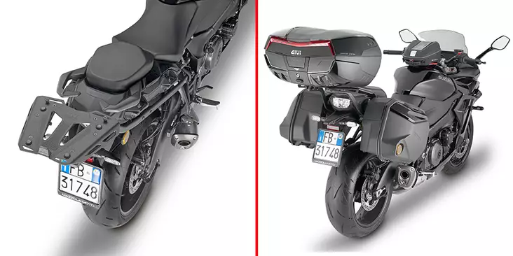 Givi Monorack Peräteline Suzuki GSX S100 - Moottoripyörän laukkujen kiinnikesarjat - 322-3121FZ - 1