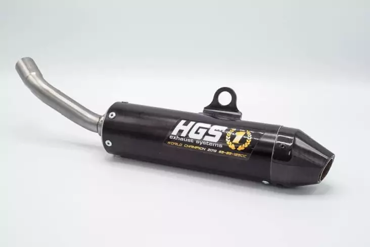 HGS Äänenvaimennin 2T Racing SX/TC85/MC - Crossipyörän äänenvaimentimet - 460-XT-825-SCZ - 1
