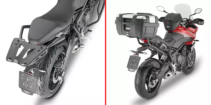 Givi M/RACK S/ARMS TRIUMP.TIGER SPORT 66 - Moottoripyörän laukkujen kiinnikesarjat - 322-6421FZ - 1