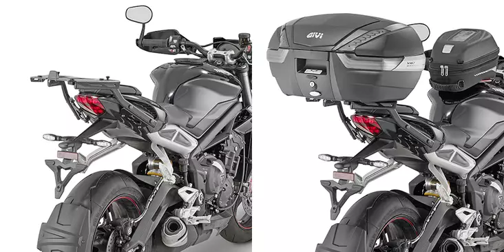 Givi Specific Monorack arms STREET TRIPLE 765 (17-18) - Moottoripyörän laukkujen kiinnikesarjat - 322-6412FZ - 1